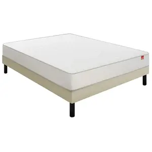 EPEDA Voyage 90x190 + sommier lin + pieds VOYA-E-0919-LIN2 pas cher