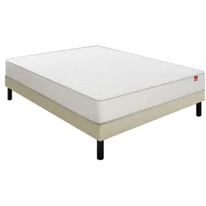 EPEDA Voyage 140x200 + sommier lin + pieds VOYA-E-1420-LIN2