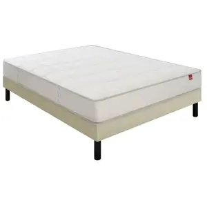 EPEDA Pavillon 160x200 + sommier lin + pieds PAVIL-E-1620-LIN2 pas cher