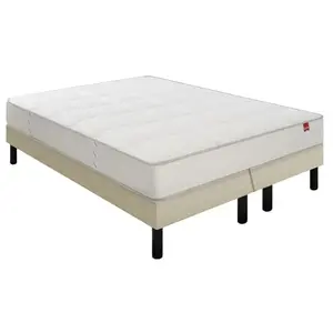 EPEDA Pavillon 160x200 + 2 sommiers lin pieds PAVIL-E-1620-2-LIN2