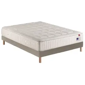 Epeda BEAU-DORMIR TAUPE 140x190 cm pas cher