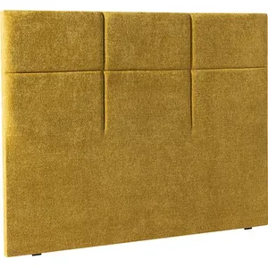 Comparateur de prix : Epeda Tête De Lit Epéda Carré Chic 200x120 Chenillé Ocre