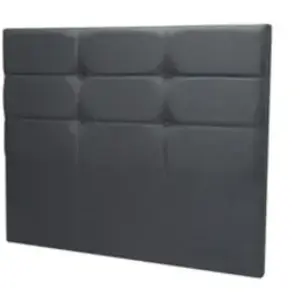Tête de lit déco cozy gris anthracite 170 cm - merinos