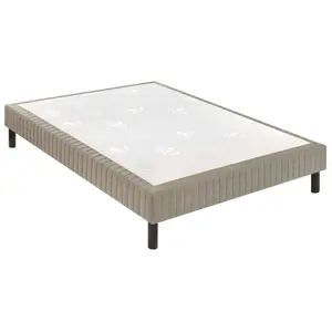 Sommier Epeda Nature Medium - Jean Gris Foncé 80x200 pas cher