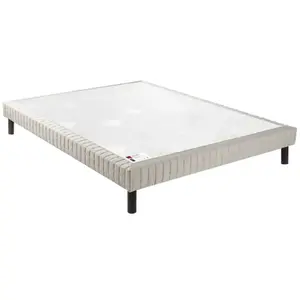 Comparateur de prix : Sommier Epeda Nature Ferme - Jean Gris Foncé 180x200 - Double Sommier