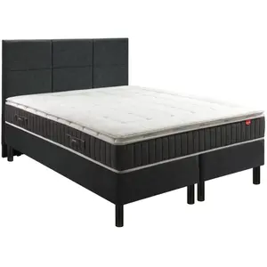 Comparateur de prix : Ensemble Epeda Enchanteur Gris Chiné 180x200 - Double Sommier