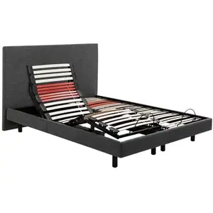 Comparateur de prix : Epeda Sommier Électrique Epeda Horizon 2 En 1 Chiné Gris 2x90x200