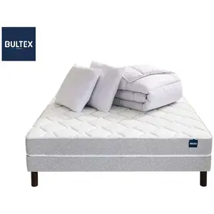 BULTEX Matelas + sommier mousse 160x200 cm RUN FULL PACK pas cher