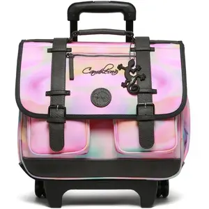 Cameleon Cartable à roulettes Rose 38cm Vintage Fantasy avec 2 Compart...