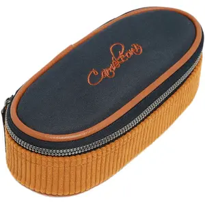 Cameleon Trousse plumier Mustard Badges pas cher