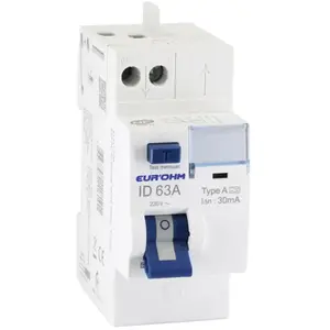 Interrupteur Différentiel automatique 2P 63A / 30mA / type A Eur'Ohm R... pas cher