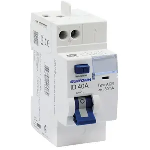 Comparateur de prix : Interrupteur Différentiel automatique 2P 40A / 30mA / type A Eur'Ohm R...