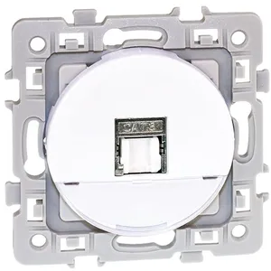 EUR'OHM - Prise RJ45 CAT6 grade 1 UTP blanche Square (60271) pas cher