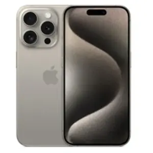 APPLE iPhone 15 Pro - 128 Go - Titane naturel - TU pas cher