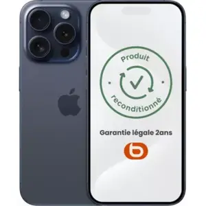 Smartphone APPLE iPhone 15 Pro Bleu 128Go pas cher