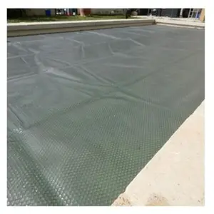 EDENEA Couverture Solaire Piscine Gris Silver - Rectangle - 200x400 cm... pas cher