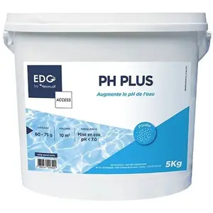 pH Plus Piscine - EDG - Poudre - Seau 5 kg - Eau équilibrée et douce