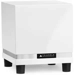 Caisson de basses Triangle Thetis 300 Blanc pas cher