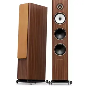 Enceinte colonne TRIANGLE Solstice 8 Teck pas cher