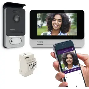 Philips Visiophone filaire connecté WelcomeEye Connect 2 avec son tran...