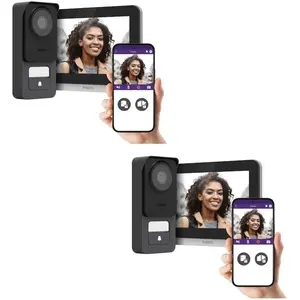 Lot de 2 visiophones filaire connecté Philips WE Connect 3