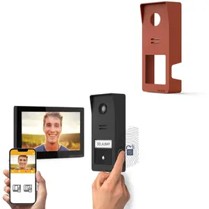 Kit visiophone sans fil connecté Wave 3 + coque terracotta