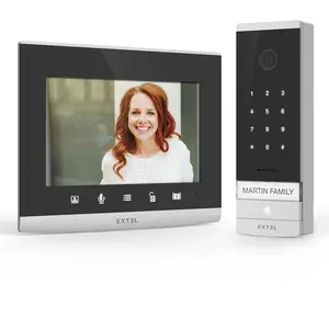 Kit Visiophone filaire connecté Extel Code Connect avec digicode intég...