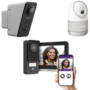 Visiophone filaire 3K Philips Connect 3 - Kit complet avec caméra inté...