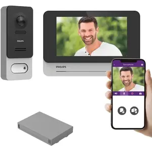 Philips Visiophone tactile 7'' sans fil et connecté - WelcomeEye Wirel... pas cher