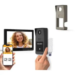 Kit visiophone filaire connecté Digital Connect + coque gris titane