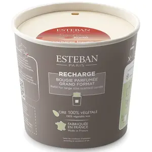 Esteban Recharge pour bougie 450g terre d ocre karité pas cher