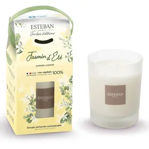 Comparateur de prix : ESTEBAN Recharge de parfum pour bougie parfumé - Jasmin d Été 180gr