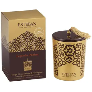 Esteban Bougie parfumée rechargeable Légende d'Orient pas cher