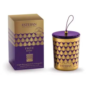 Bougie décorative parfumée Esteban Figue noire pas cher