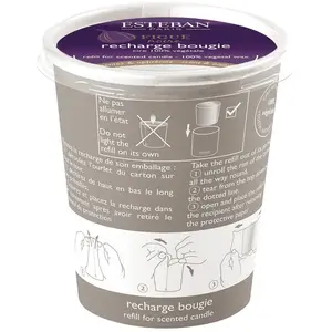 Non communiqué Recharge pour bougie parfumée figue noire 170 g - Esteban - - pas cher