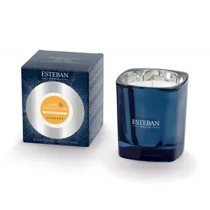 Bougie parfumé Ambre et Vanille étoilée - ESTEBAN Collection ELESSENS pas cher