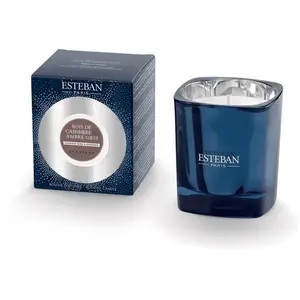 Bougie parfumée Bois de cashmere et Ambre gris - Esteban pas cher