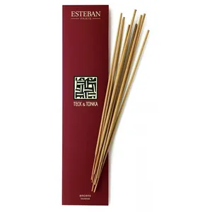 Encens indien parfumé Teck et Tonka - Esteban pas cher