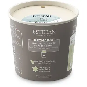 Esteban - Recharge pour bougie parfumée 170g IRIS CACHEMIRE pas cher