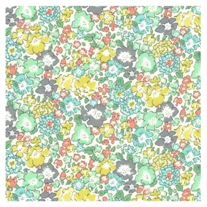GENERIQUE Tissu coton Liberty ® MICHELE vendu au mètre(...) - MICHELE VERT