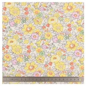 GENERIQUE Tissu coton Liberty ® BETSY vendu au mètre(...) - Jaune