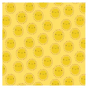 GENERIQUE Tissu coton Dashwood Summer Fun soleil vendu au mètre(...) - fun jaune pas cher