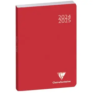 EXACOMPTA Agenda Journalier Forum 10x15 Work ET After rouge