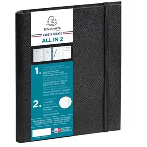 Exacompta - 2118641E - Agenda semainier de bureau All in 2 EasySlim 21... pas cher
