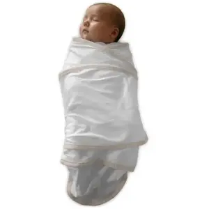 Comparateur de prix : Red Red Béaba - Couverture emmaillotage pour bébé en coton blanc/beige
