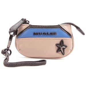 Porte-monnaie Thierry Mugler  Porte-monnaie Femme Charme 12 Taupe/Noir/Bleu pas cher
