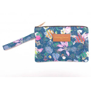 Trousse Christian Lacroix Lidia 3 Navy Acid Flowers pas cher