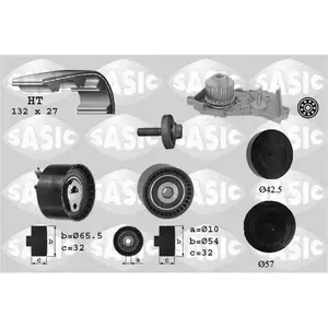 Sasic 3904035 Kit Dist. Pompe A Eau pas cher