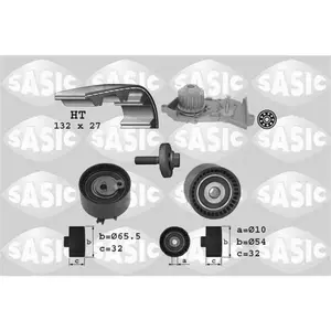 Kit de distribution + pompe à eau SASIC 3904036 - Réf. 3904036 pas cher