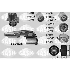 Sasic 3906069 Kit Dist. Pompe A Eau pas cher